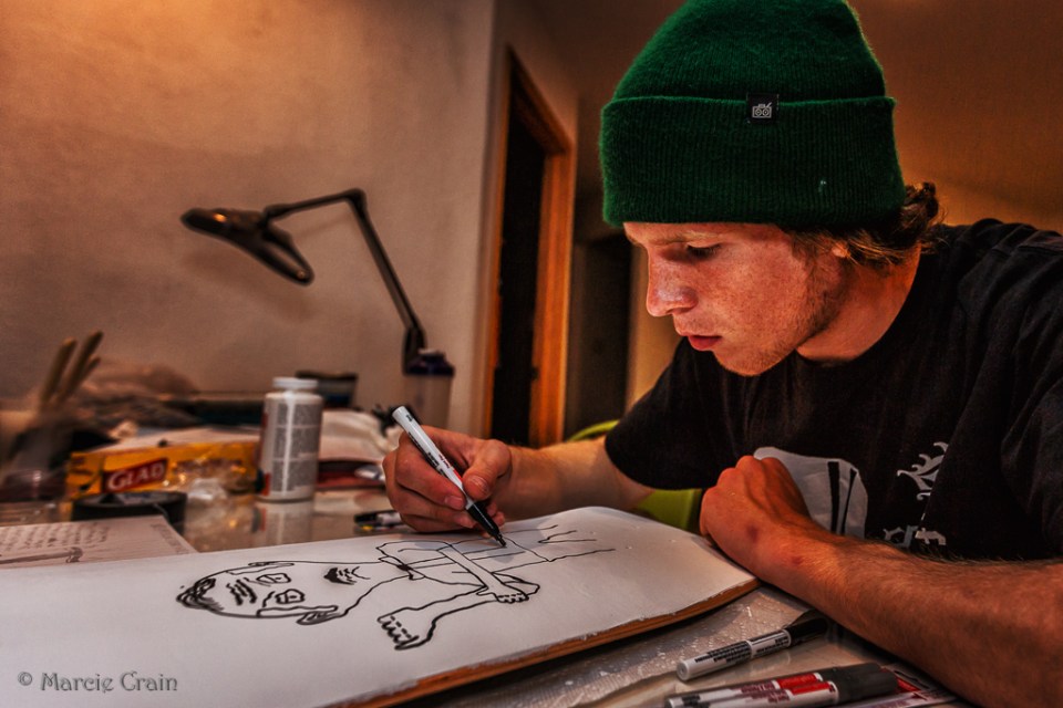 2015.10.14 Josh Prove Skateboard Art-